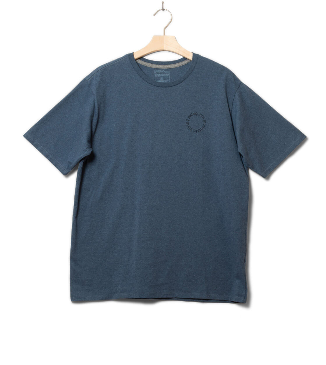 Patagonia T-Shirt Spoke Stencil Responsibili-Tee blue utilitiy