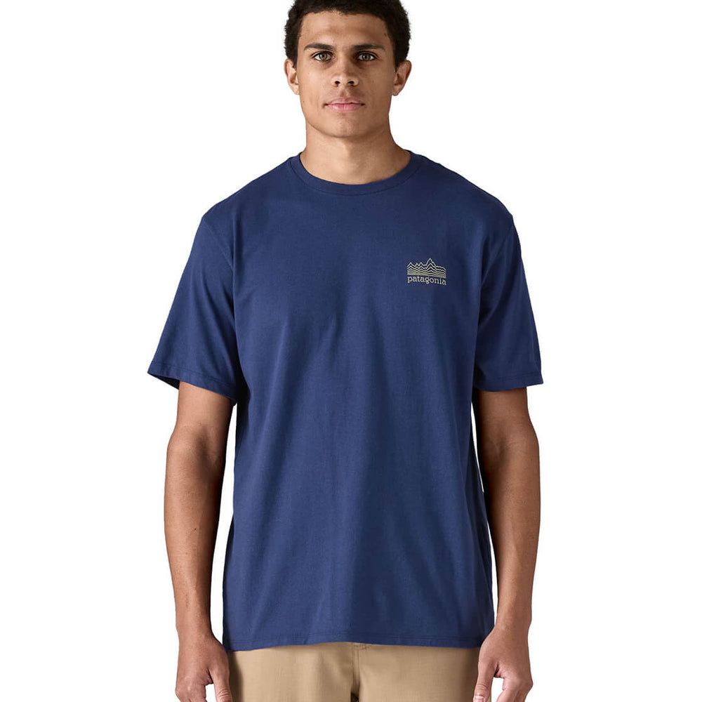 Patagonia T-Shirt Strataspire Responsibili blue clement