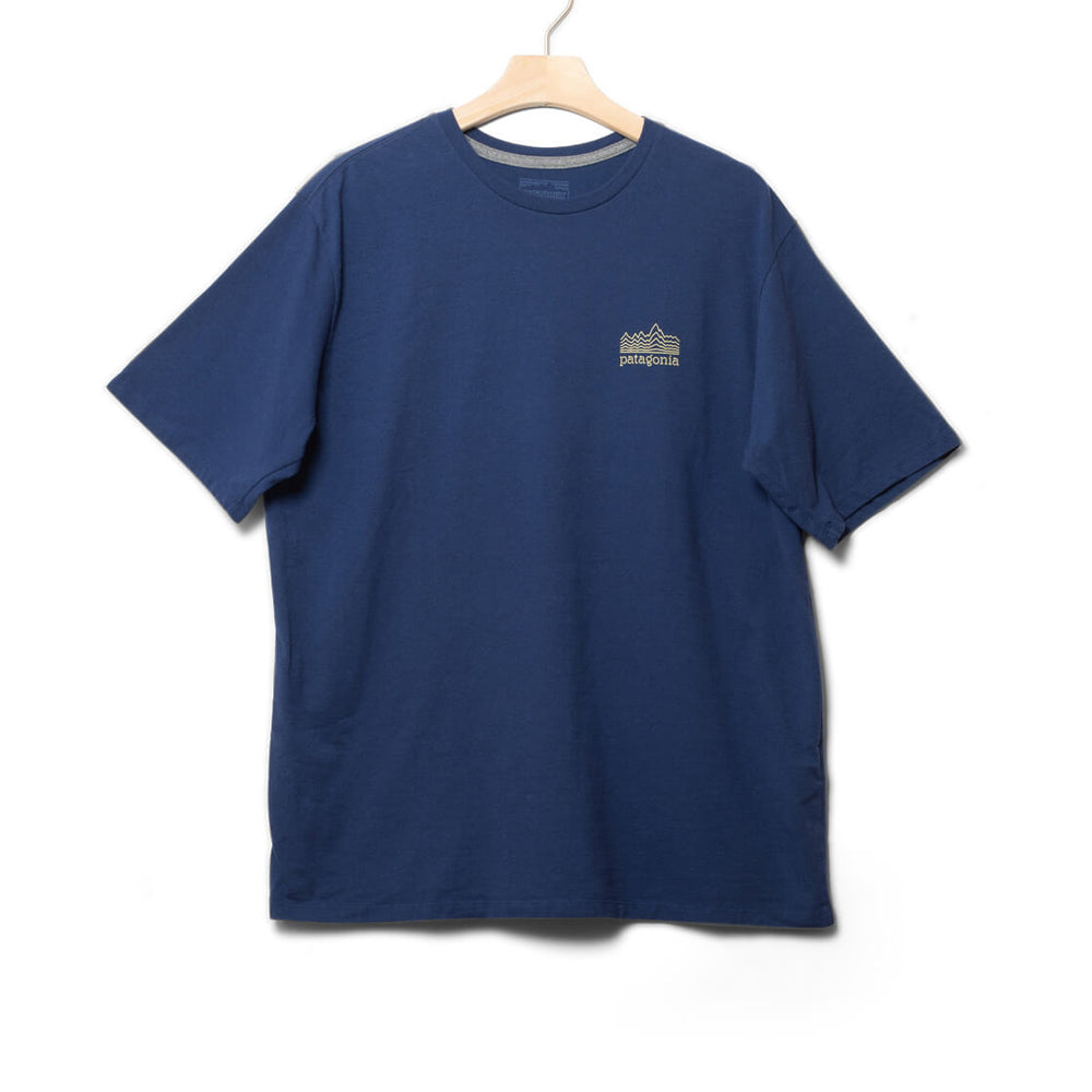 Patagonia T-Shirt Strataspire Responsibili blue clement