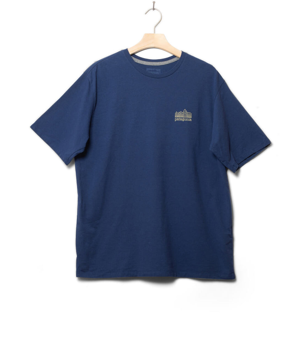 Patagonia T-Shirt Strataspire Responsibili blue clement