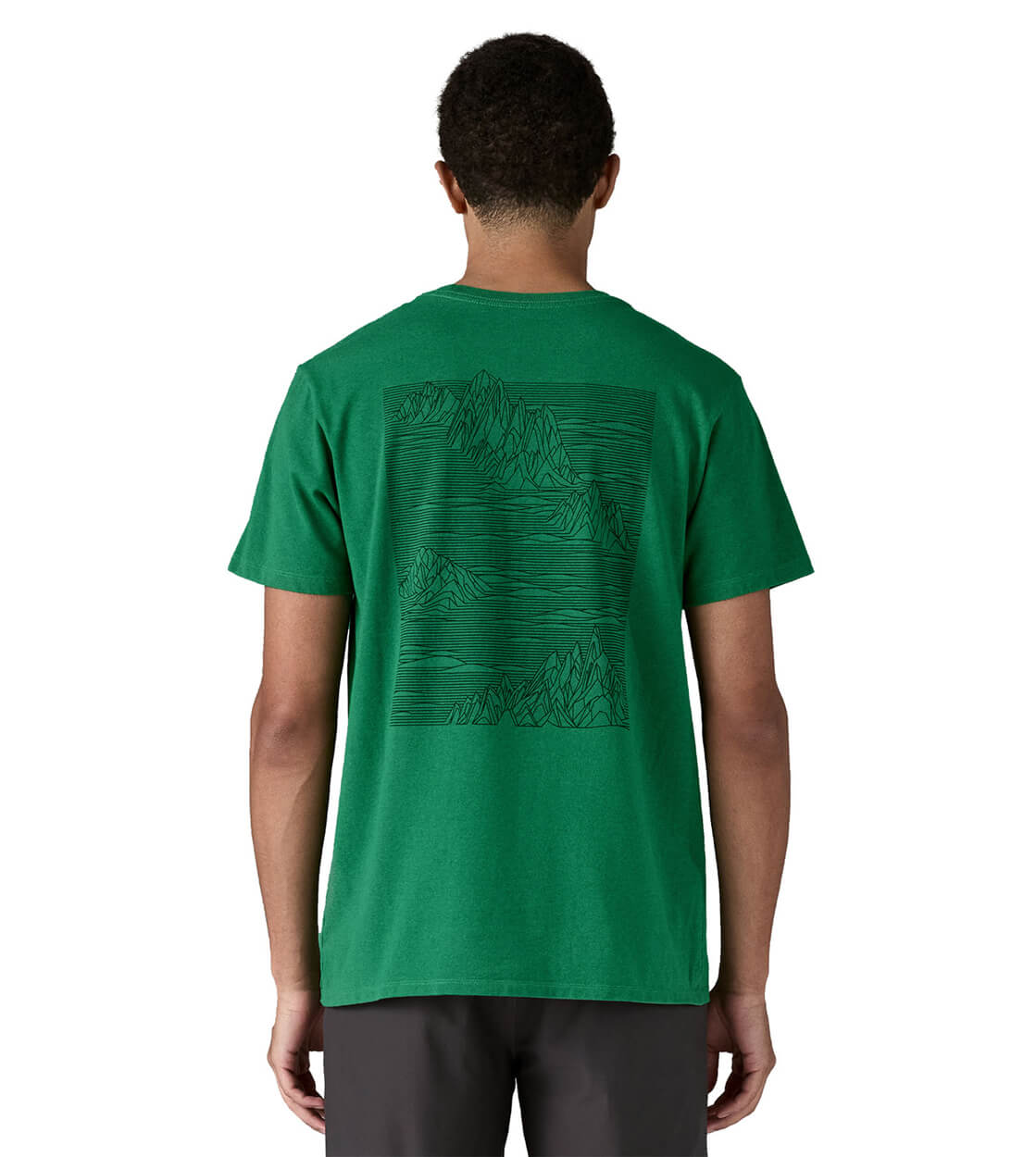 Patagonia T-Shirt Strataspire Responsibili green heartleaf
