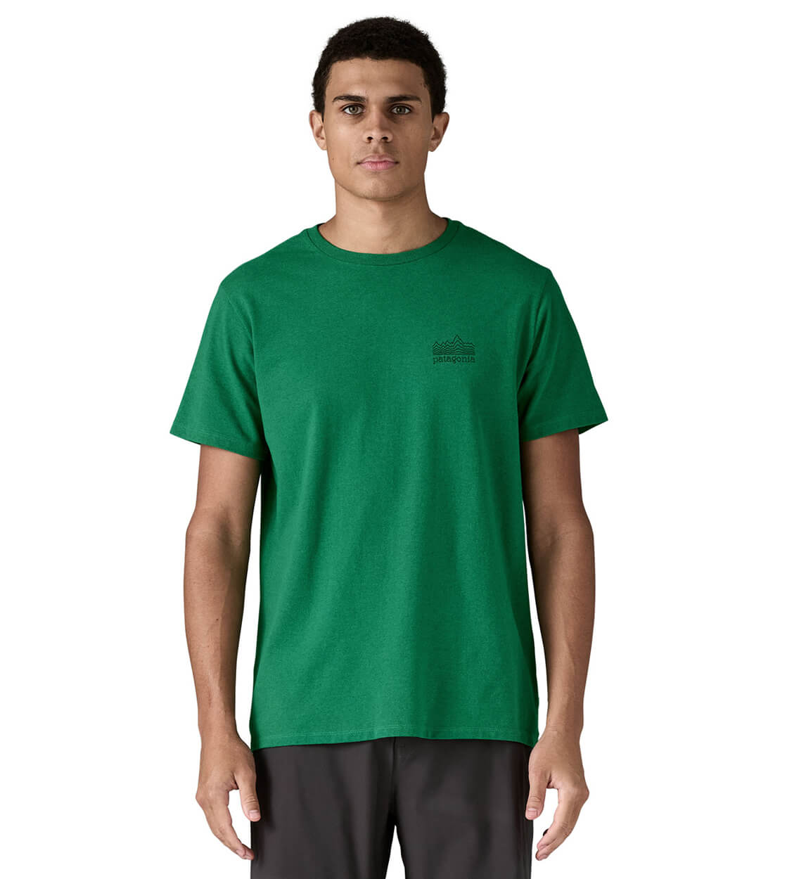 Patagonia T-Shirt Strataspire Responsibili green heartleaf