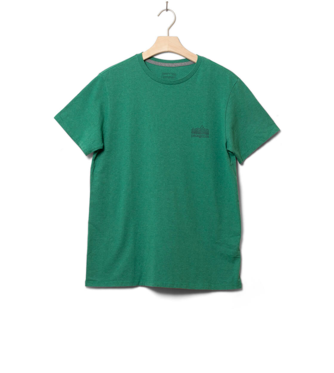 Patagonia T-Shirt Strataspire Responsibili green heartleaf