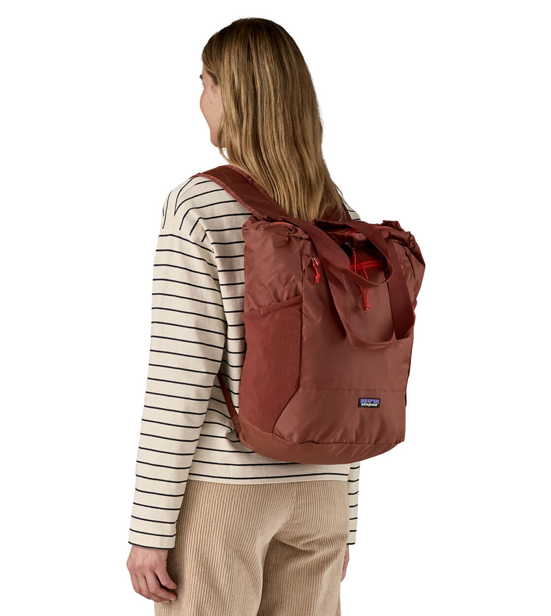Patagonia Tote Pack Terravia red dried vanilla