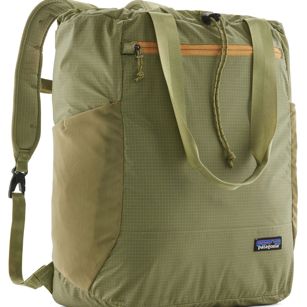 Patagonia Tote Ultralight Black Hole green buckhorn