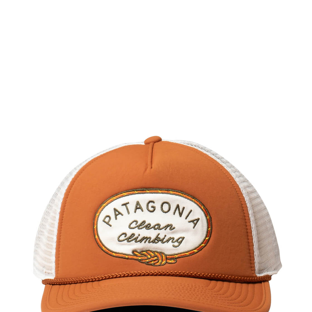 Patagonia Trucker Cap Broadcaster Clean Climb Roots brown robin