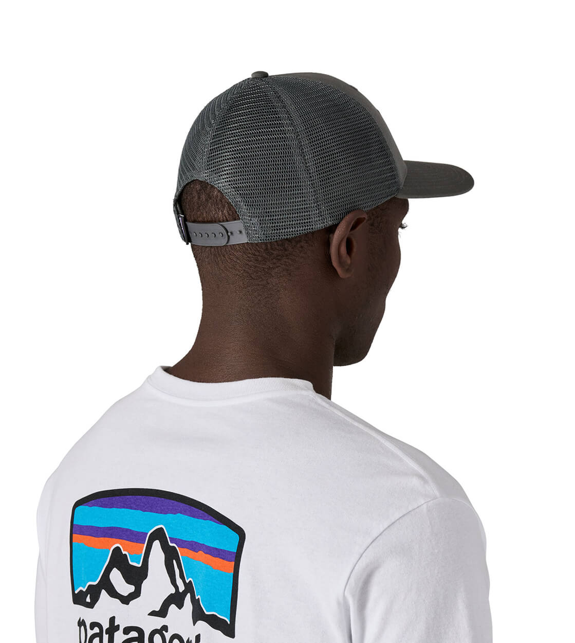 Patagonia Trucker Cap P-6 Logo grey forge