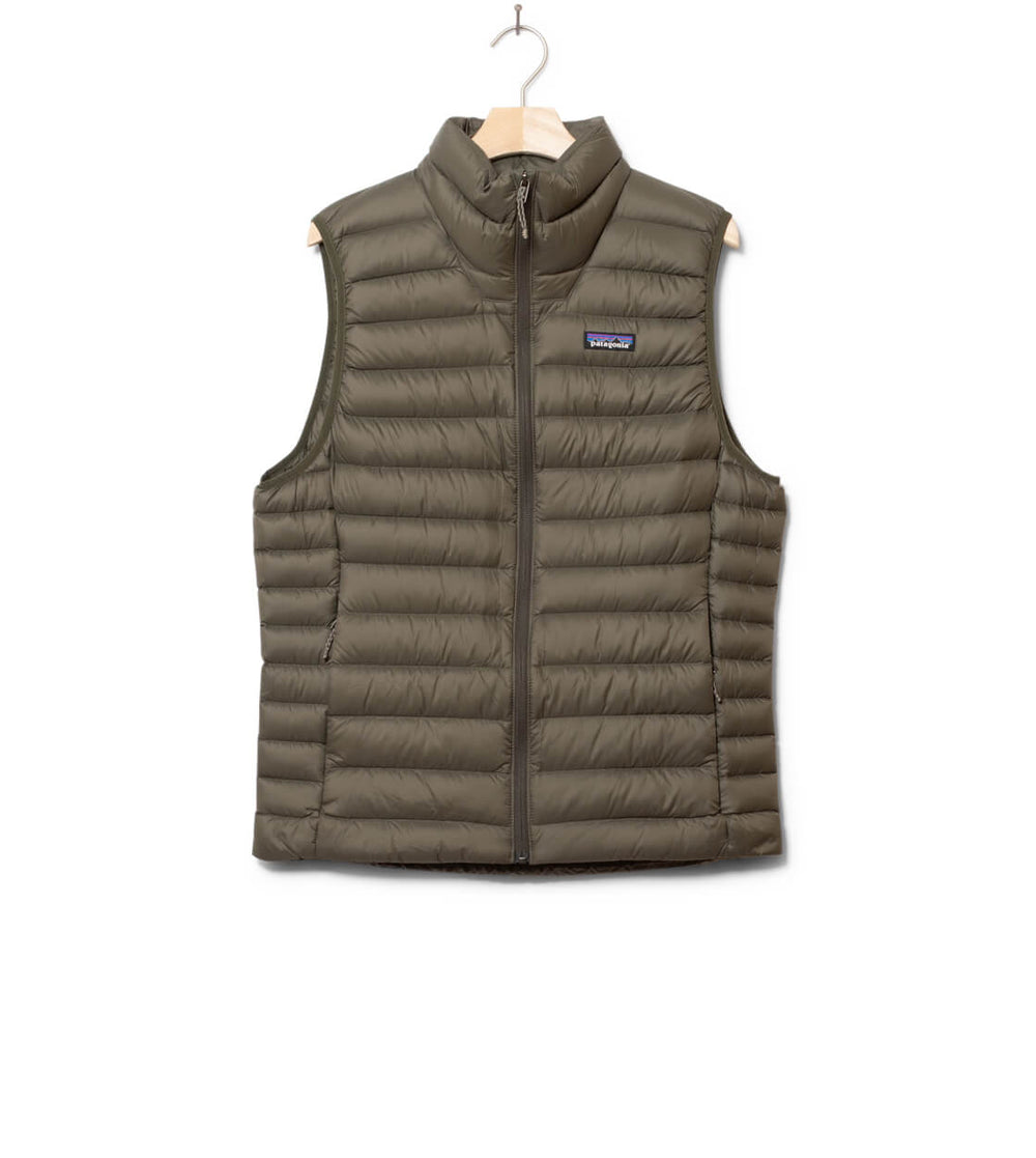 Patagonia Vest Down Sweater green pine needle