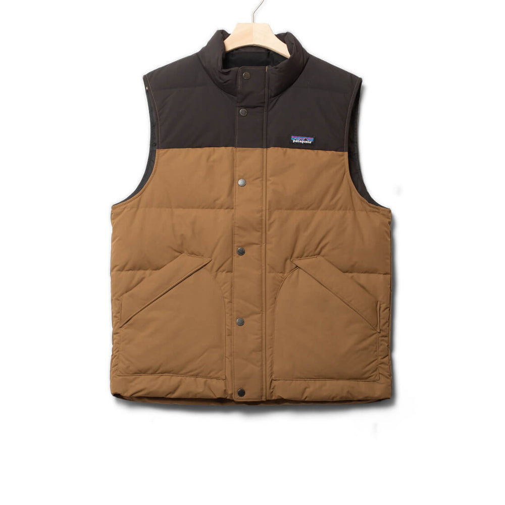 Patagonia Vest Downdrift brown coriander