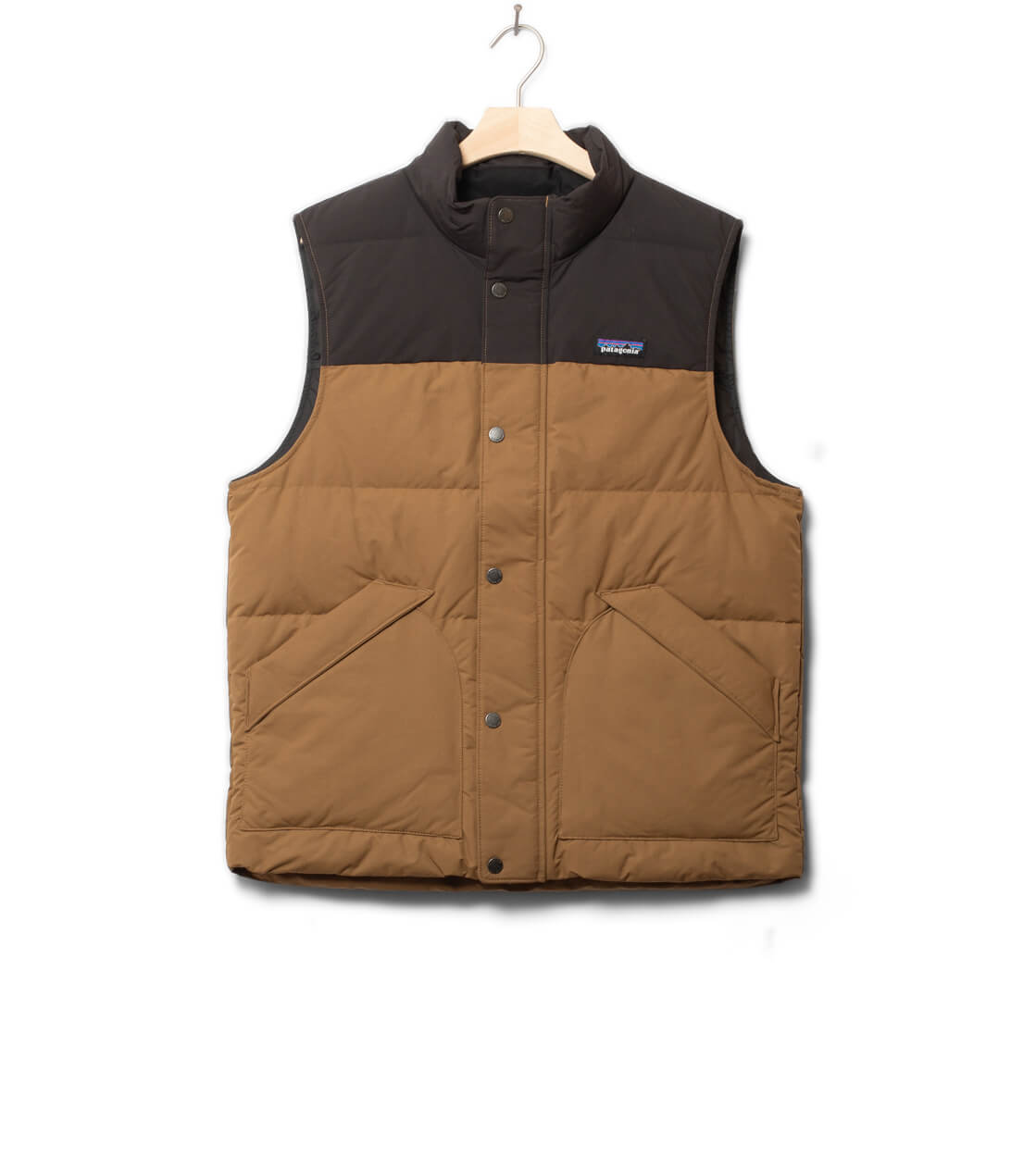 Patagonia Vest Downdrift brown coriander