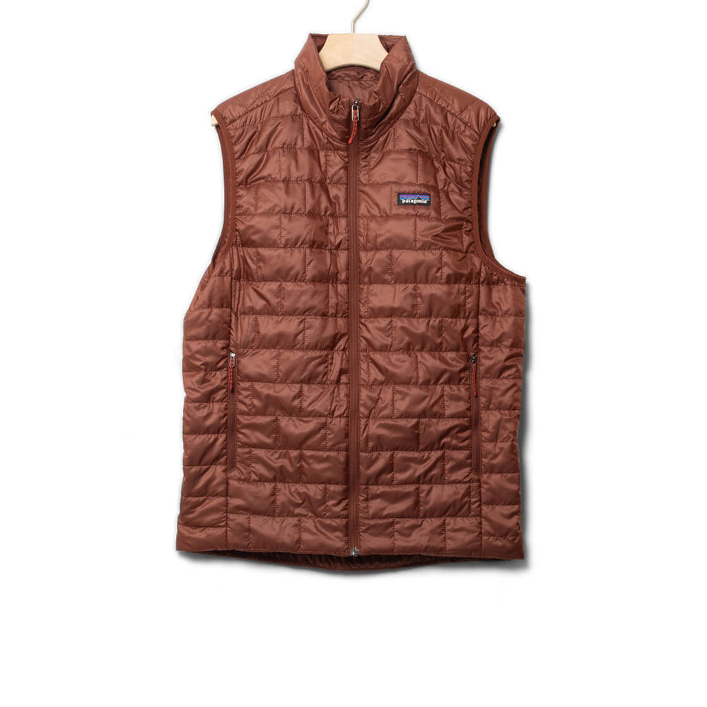 Patagonia Vest Nano Puff II brown dried vanilla