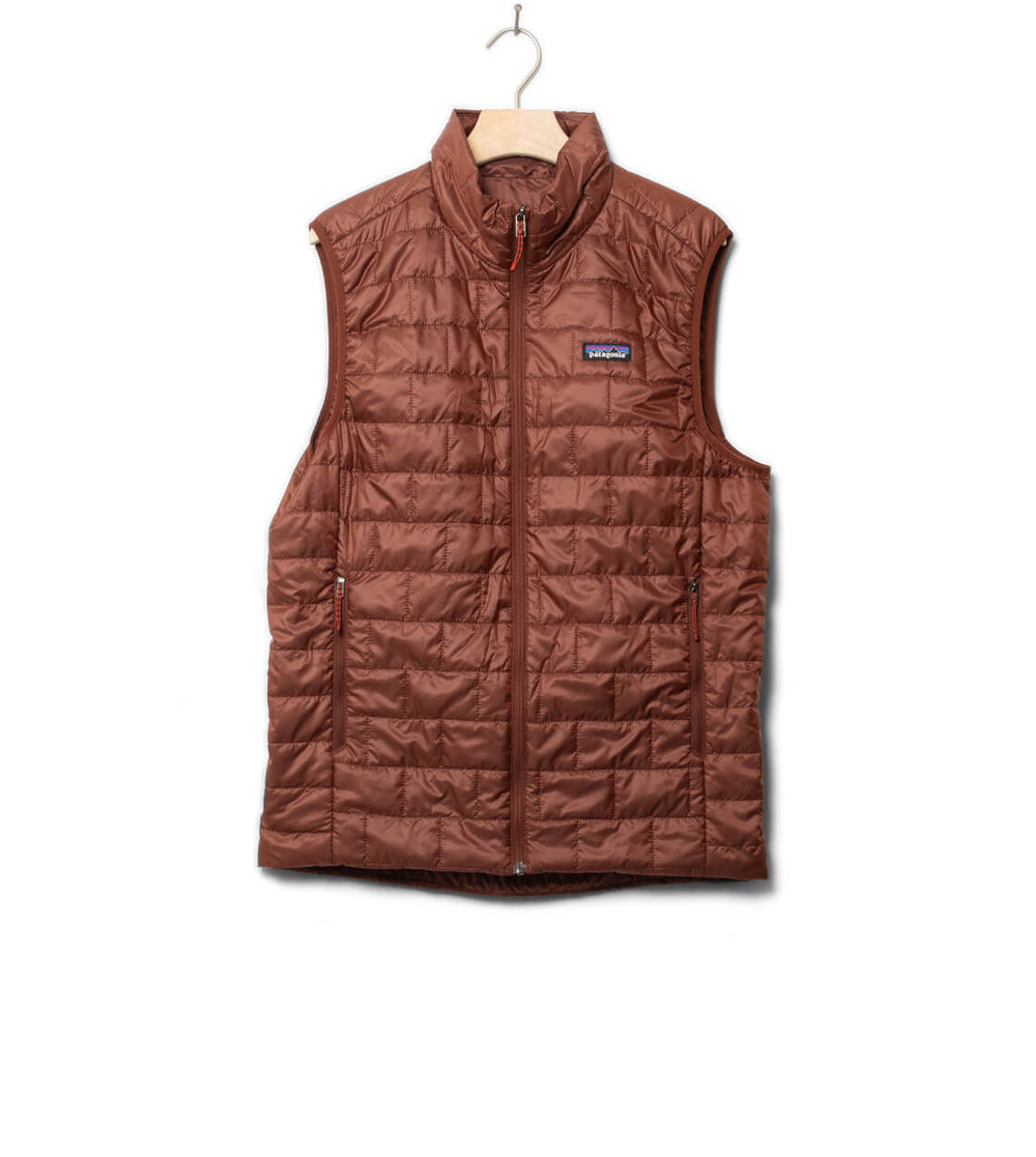 Patagonia Vest Nano Puff II brown dried vanilla