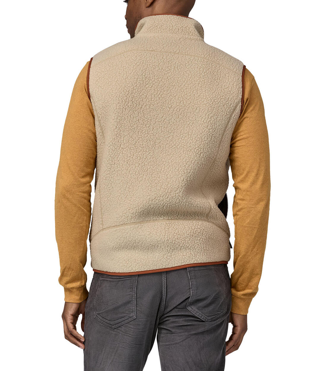 Patagonia Vest Retro Pile beige el cap khaki/sisu brown