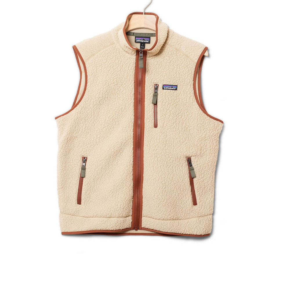 
                      
                        Patagonia Vest Retro Pile beige el cap khaki/sisu brown
                      
                    