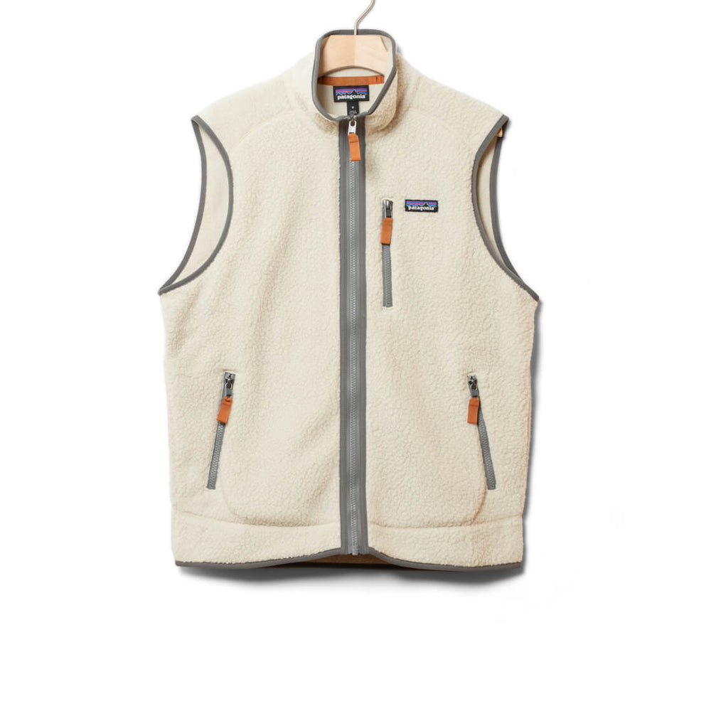 Patagonia Vest Retro Pile beige pelican