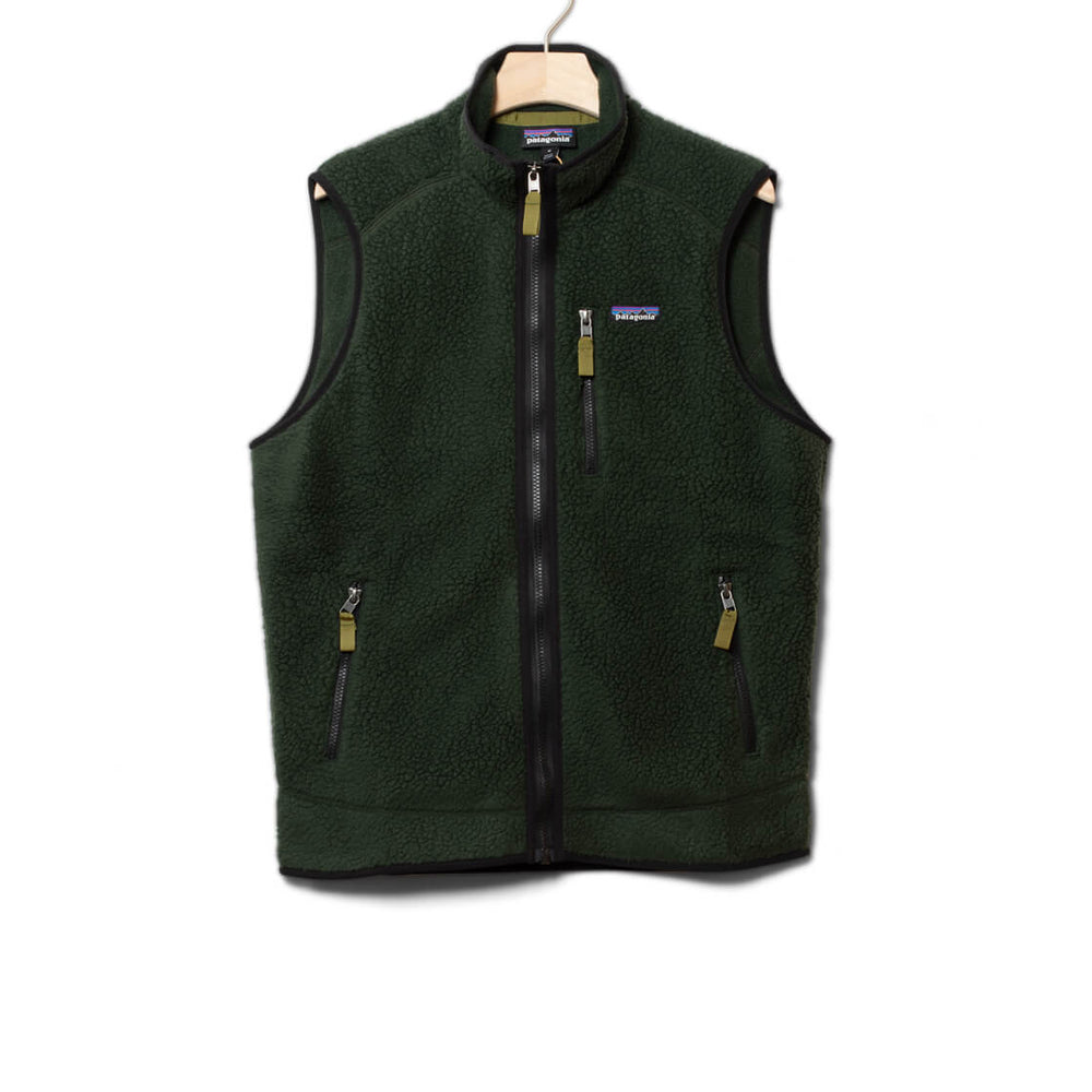 Patagonia Vest Retro Pile green old growth