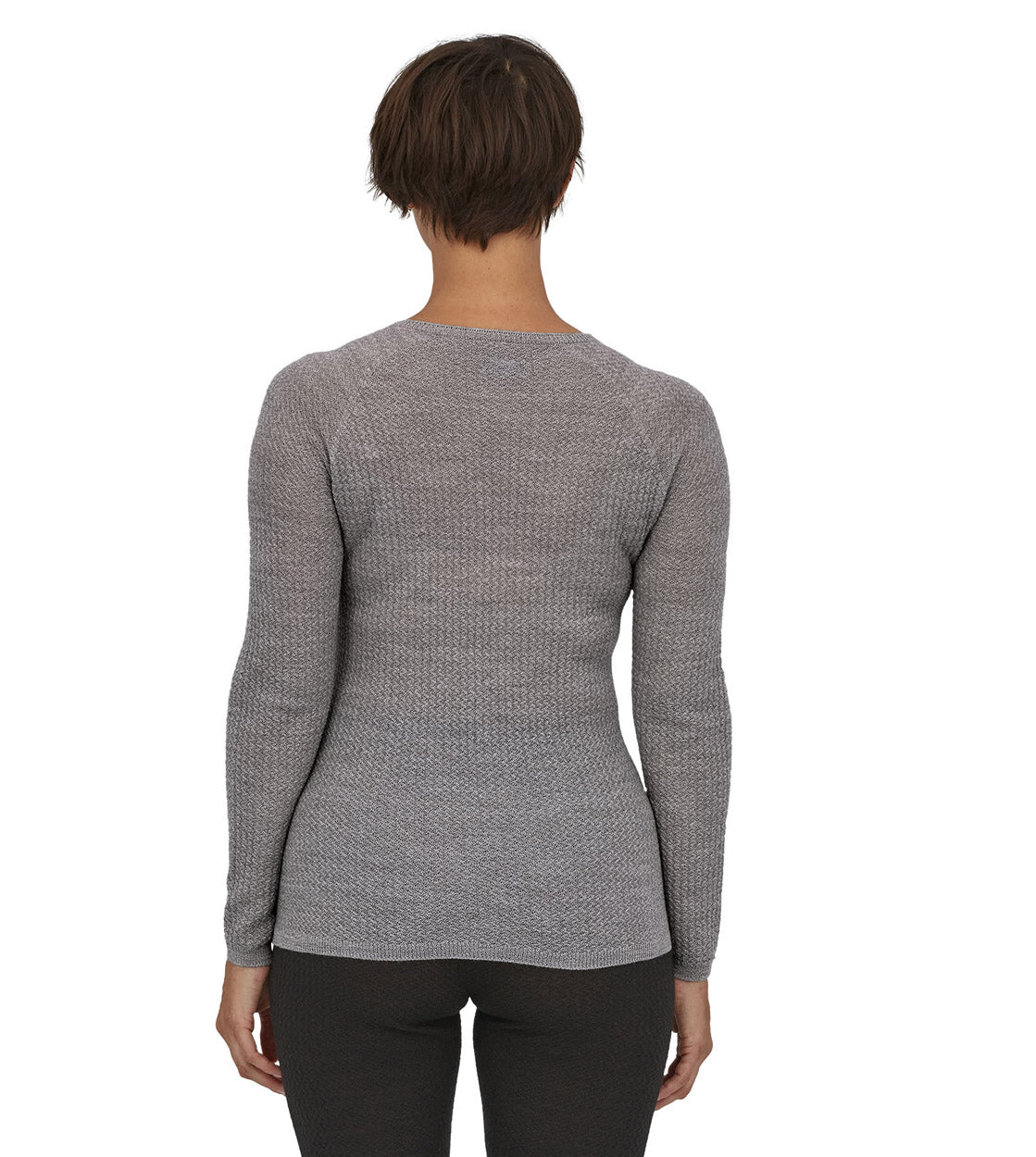 Patagonia W Baselayer Longsleeve Cap Air grey feather