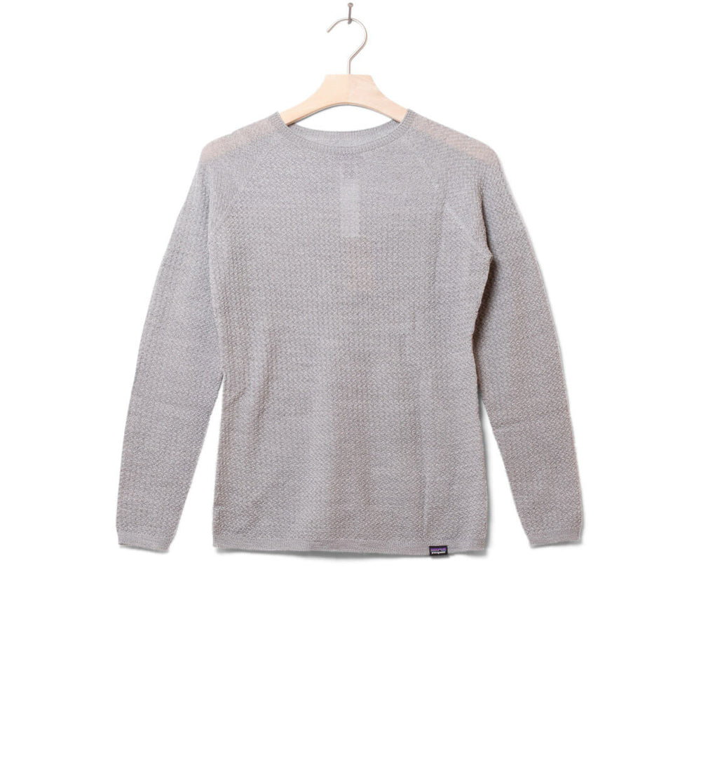 Patagonia W Baselayer Longsleeve Cap Air grey feather