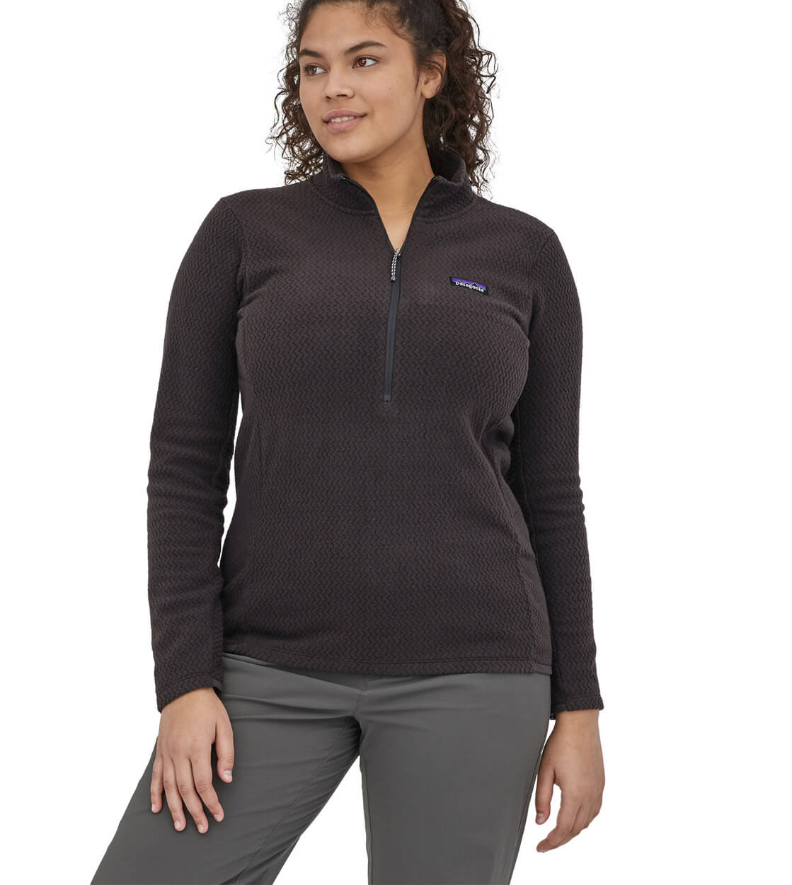 Patagonia W Half Zip R1 Air black