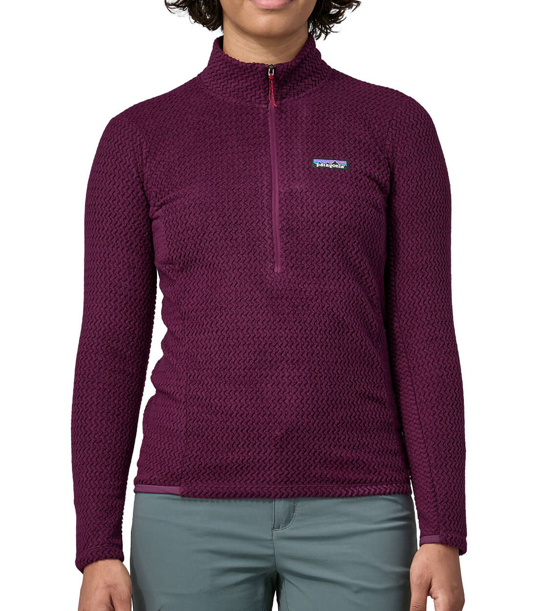 Patagonia W Half Zip R1 Air purple night plum