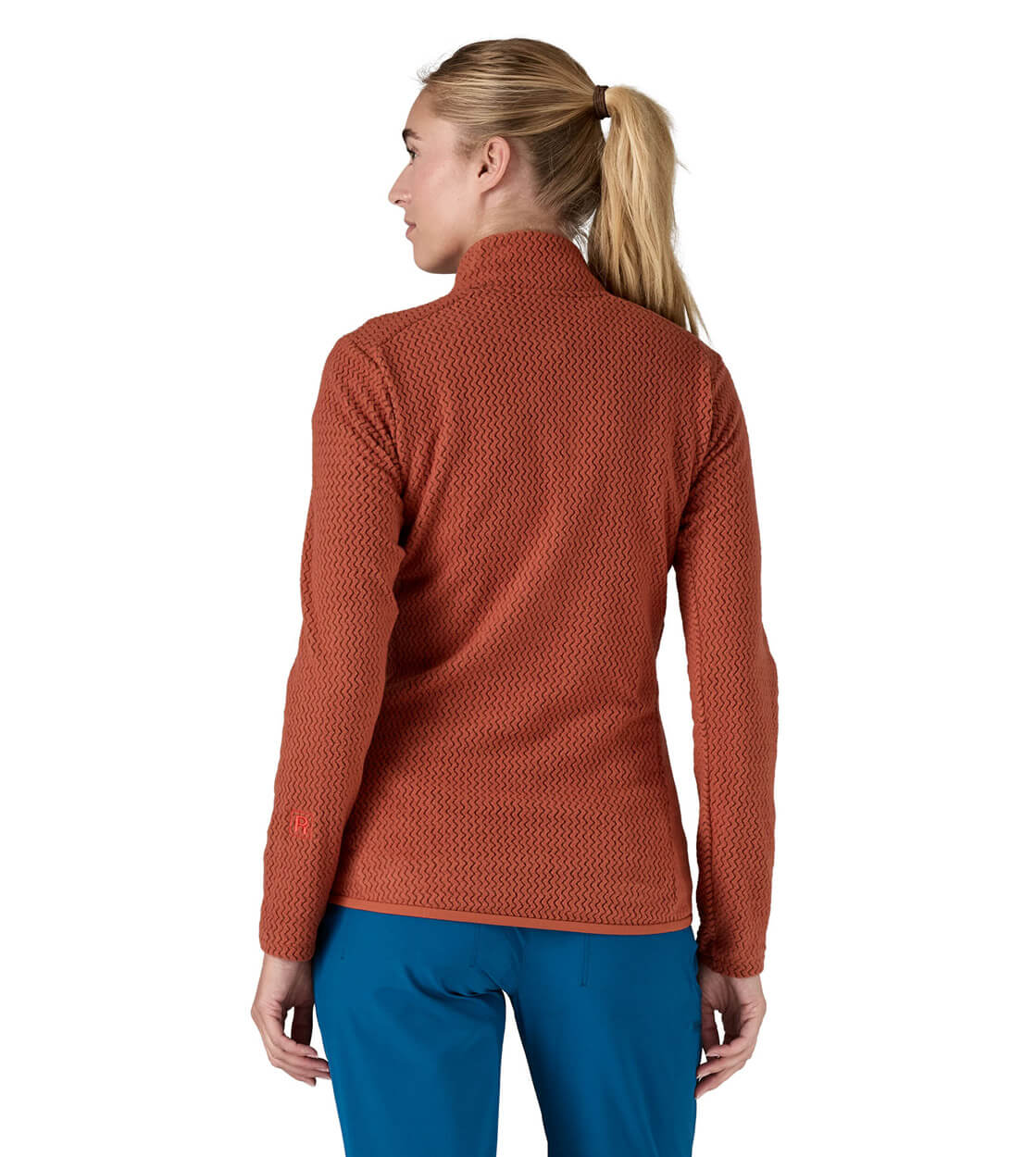 Patagonia W Half Zip R1 Air red burnished