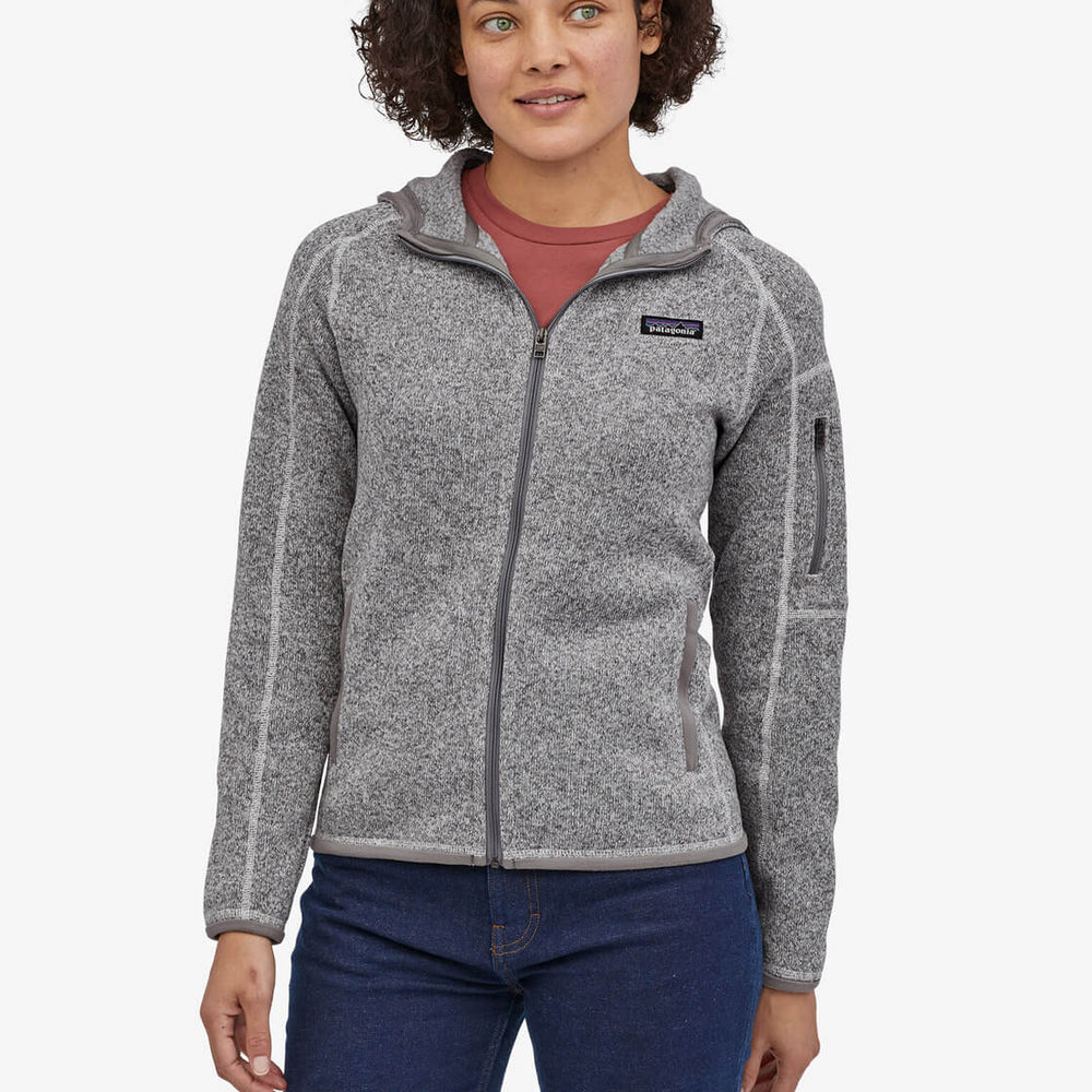 
                      
                        Patagonia W Jacket Better Sweater Hoody grey birch white
                      
                    