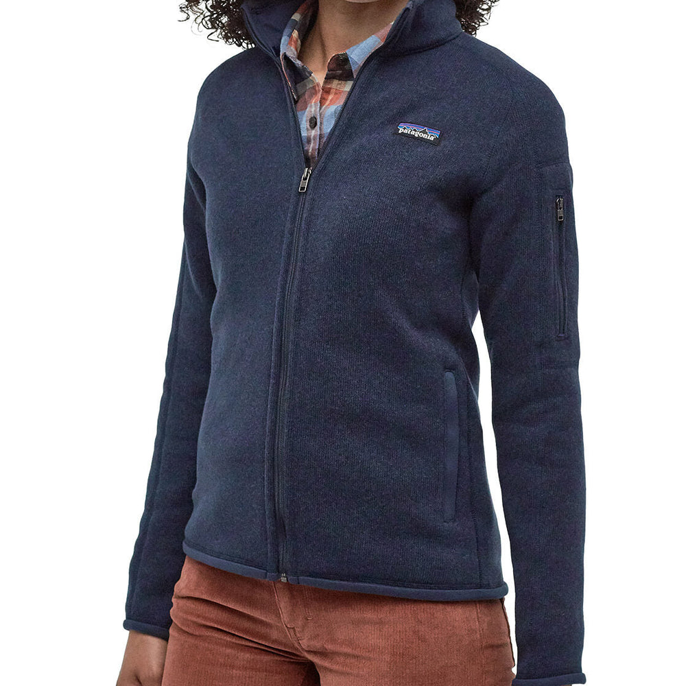 Patagonia W Jacket Better Sweater blue navy