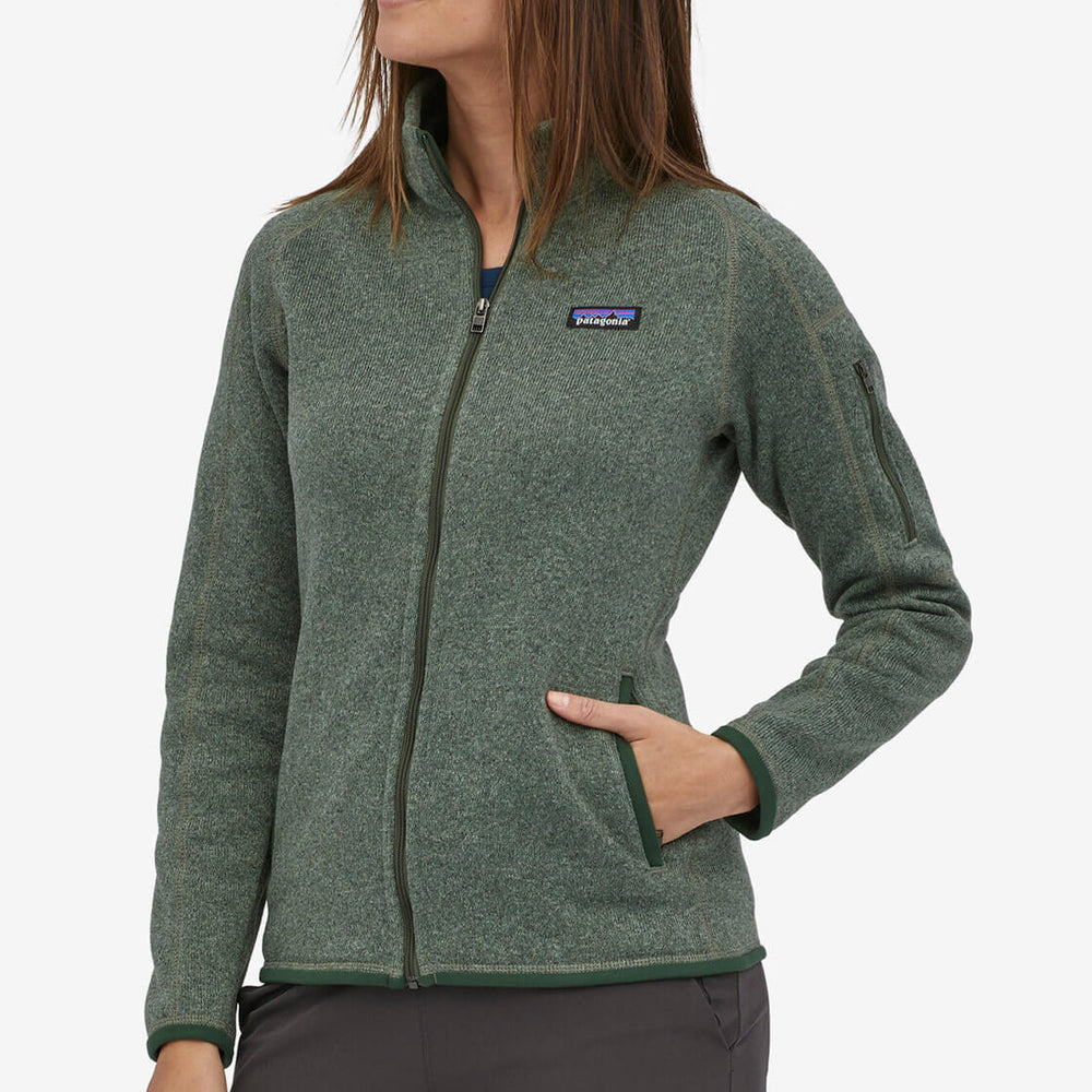 Patagonia W Jacket Better Sweater green hemlock