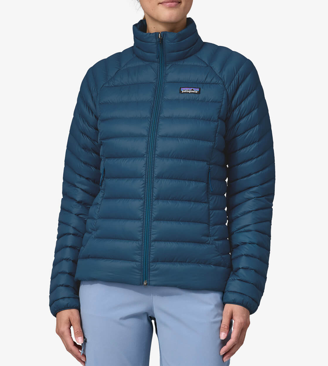 Patagonia W Jacket Down Sweater blue lagom