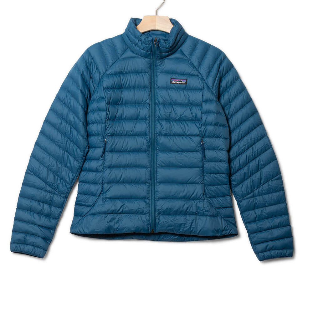 Patagonia W Jacket Down Sweater blue lagom