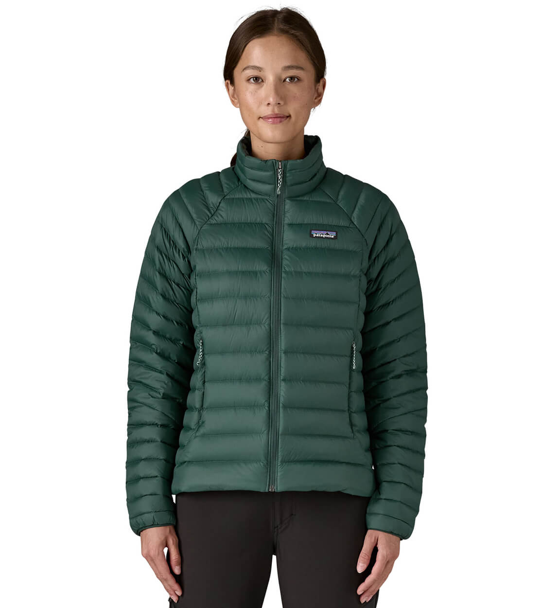 Patagonia W Jacket Down Sweater green cascade