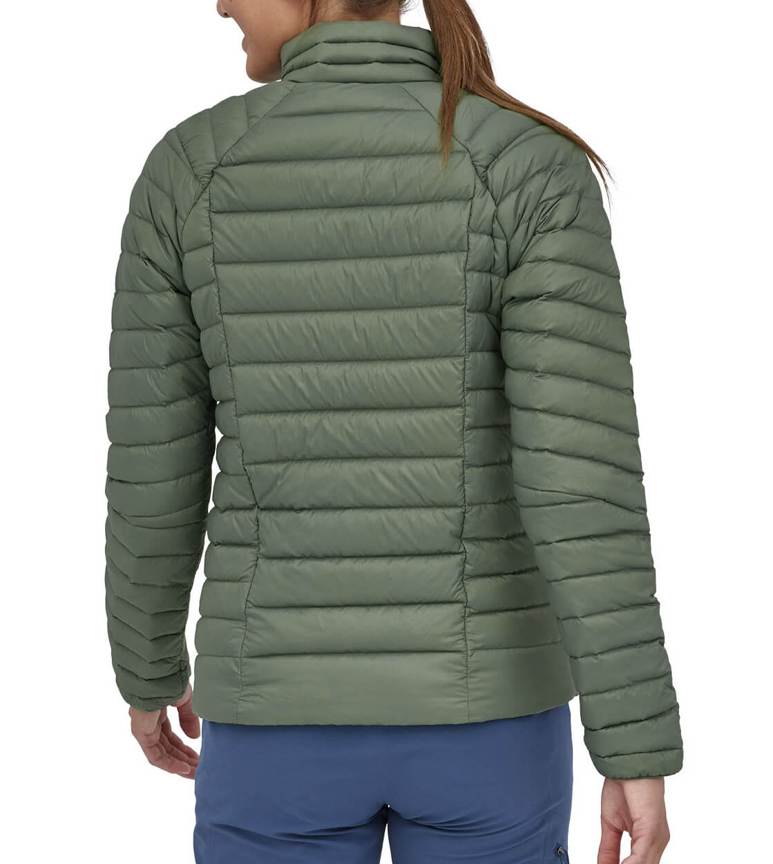 Patagonia W Jacket Down Sweater green hemlock