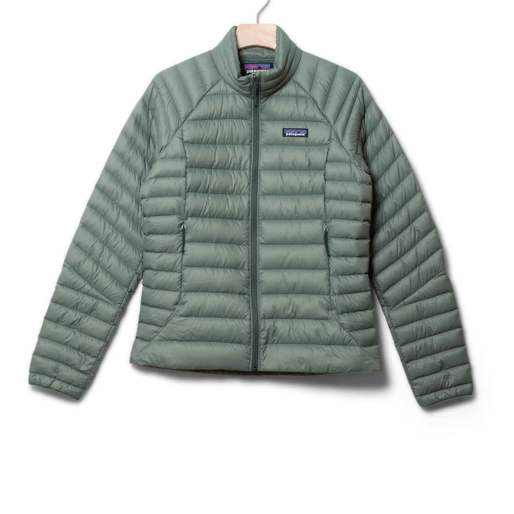 Patagonia W Jacket Down Sweater green hemlock