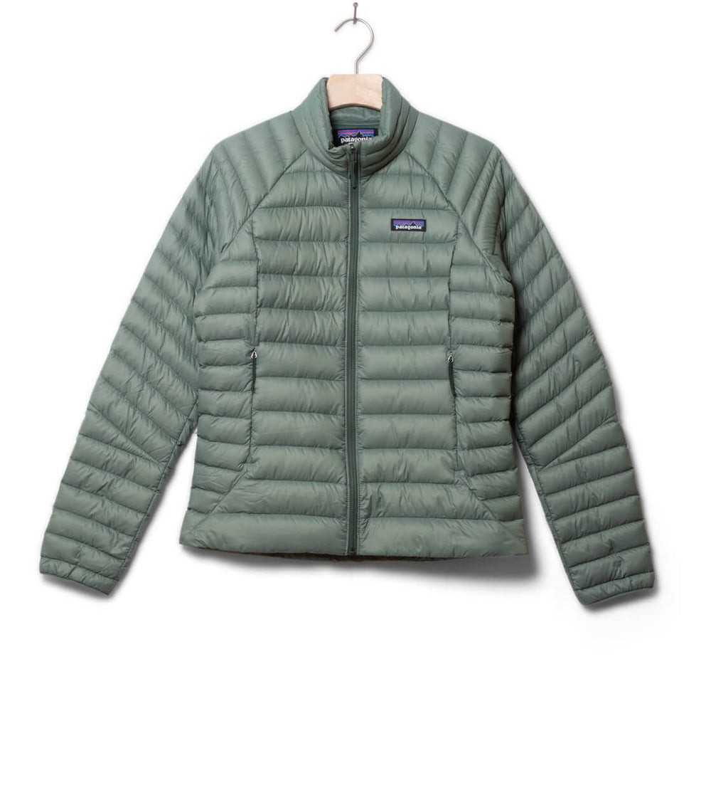 Patagonia W Jacket Down Sweater green hemlock