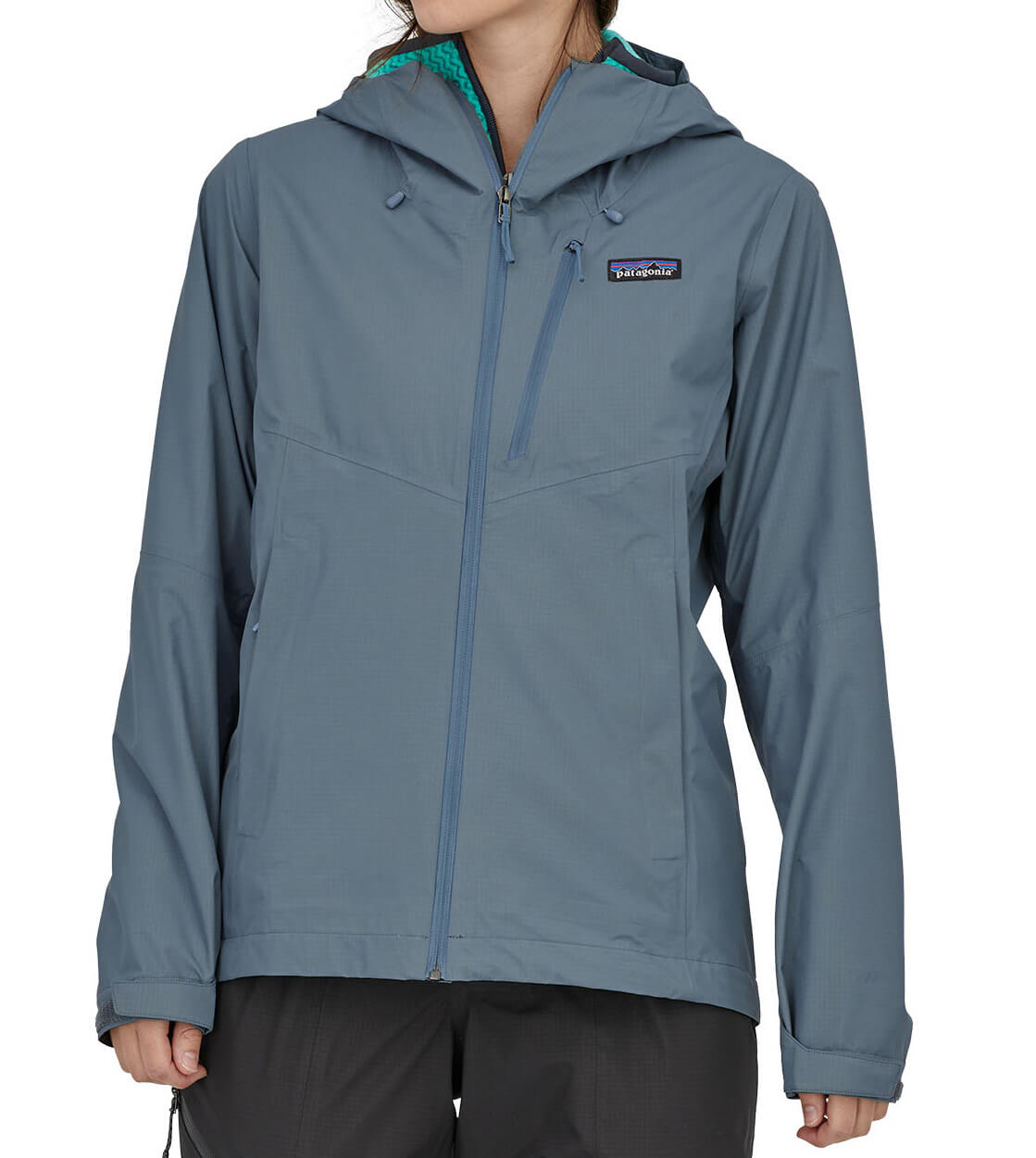Patagonia W Jacket Granite Crest blue plume grey