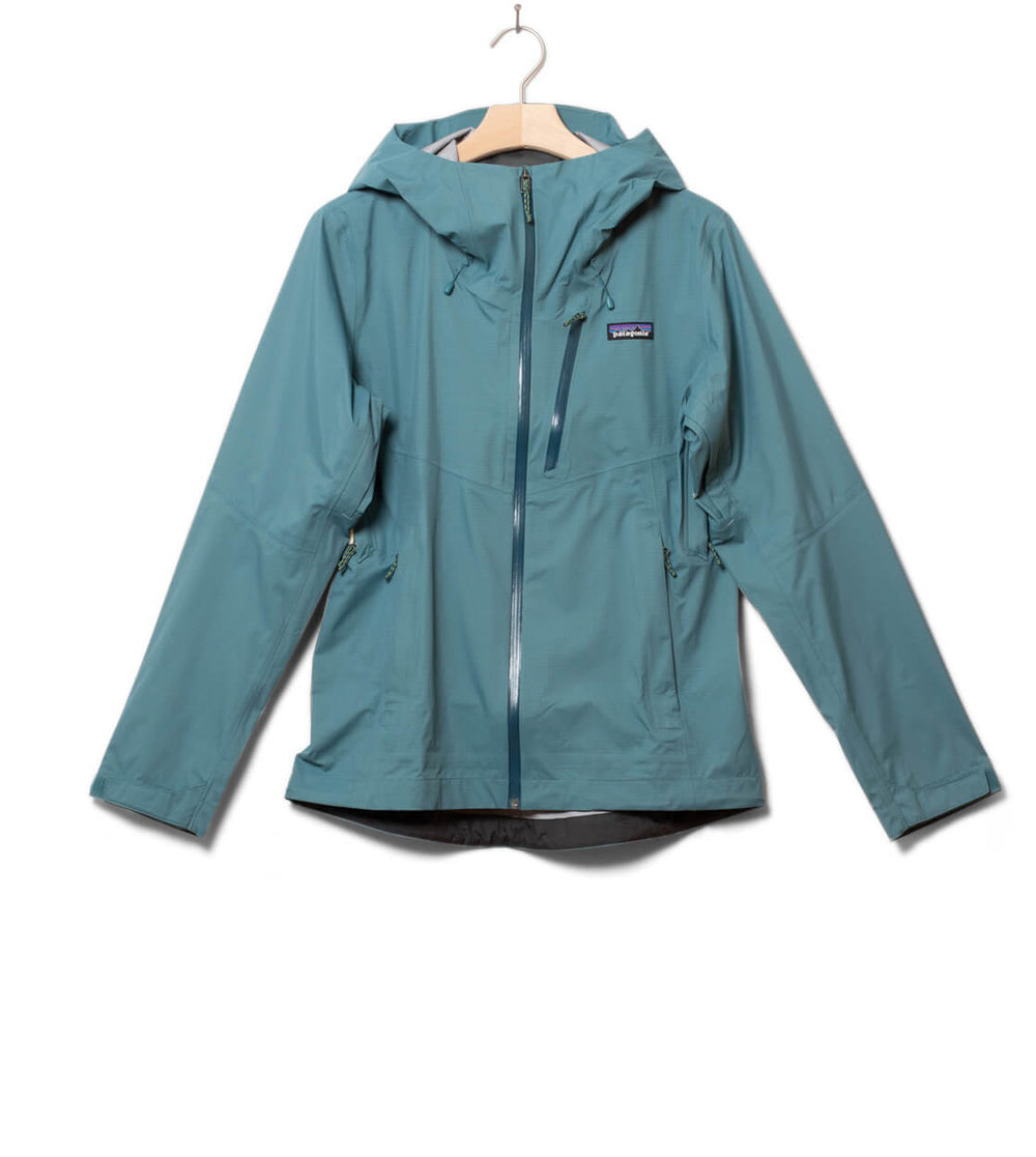 Patagonia W Jacket Granite Crest blue wetland