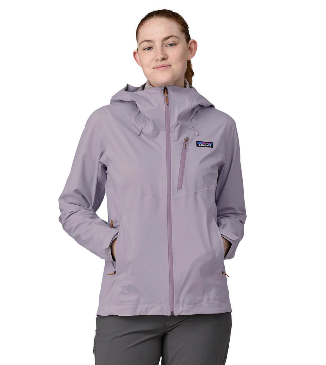 Patagonia W Jacket Granite Crest purple herring grey