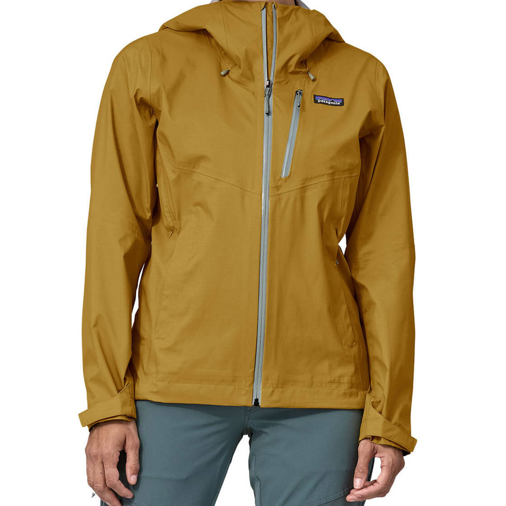 Patagonia W Jacket Granite Crest yellow cosmic gold