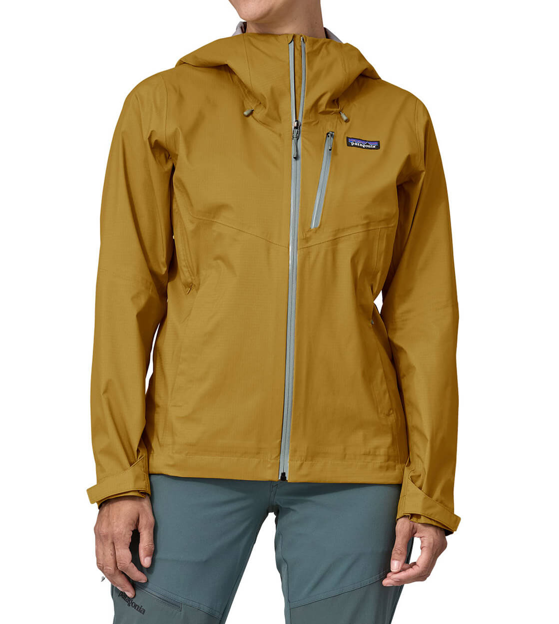 Patagonia W Jacket Granite Crest yellow cosmic gold
