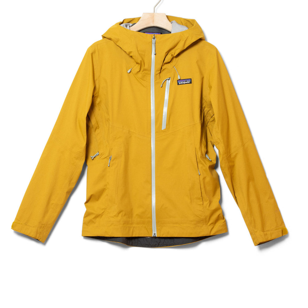 Patagonia W Jacket Granite Crest yellow cosmic gold