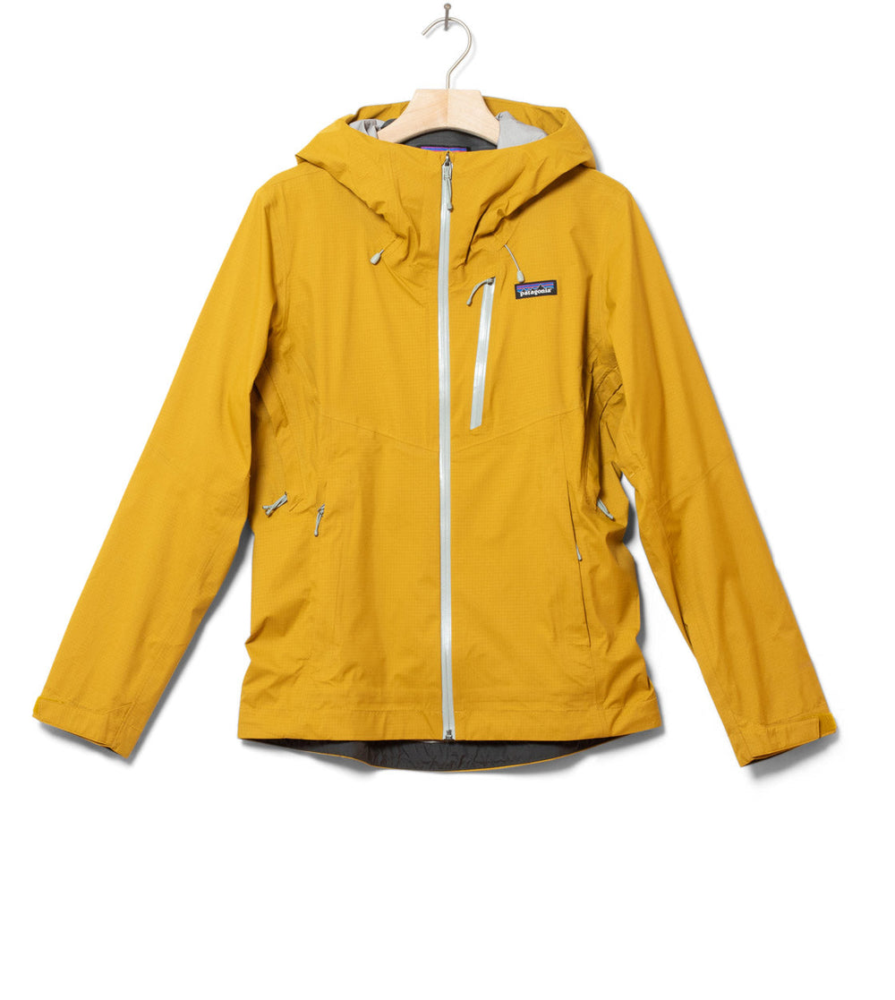 Patagonia W Jacket Granite Crest yellow cosmic gold