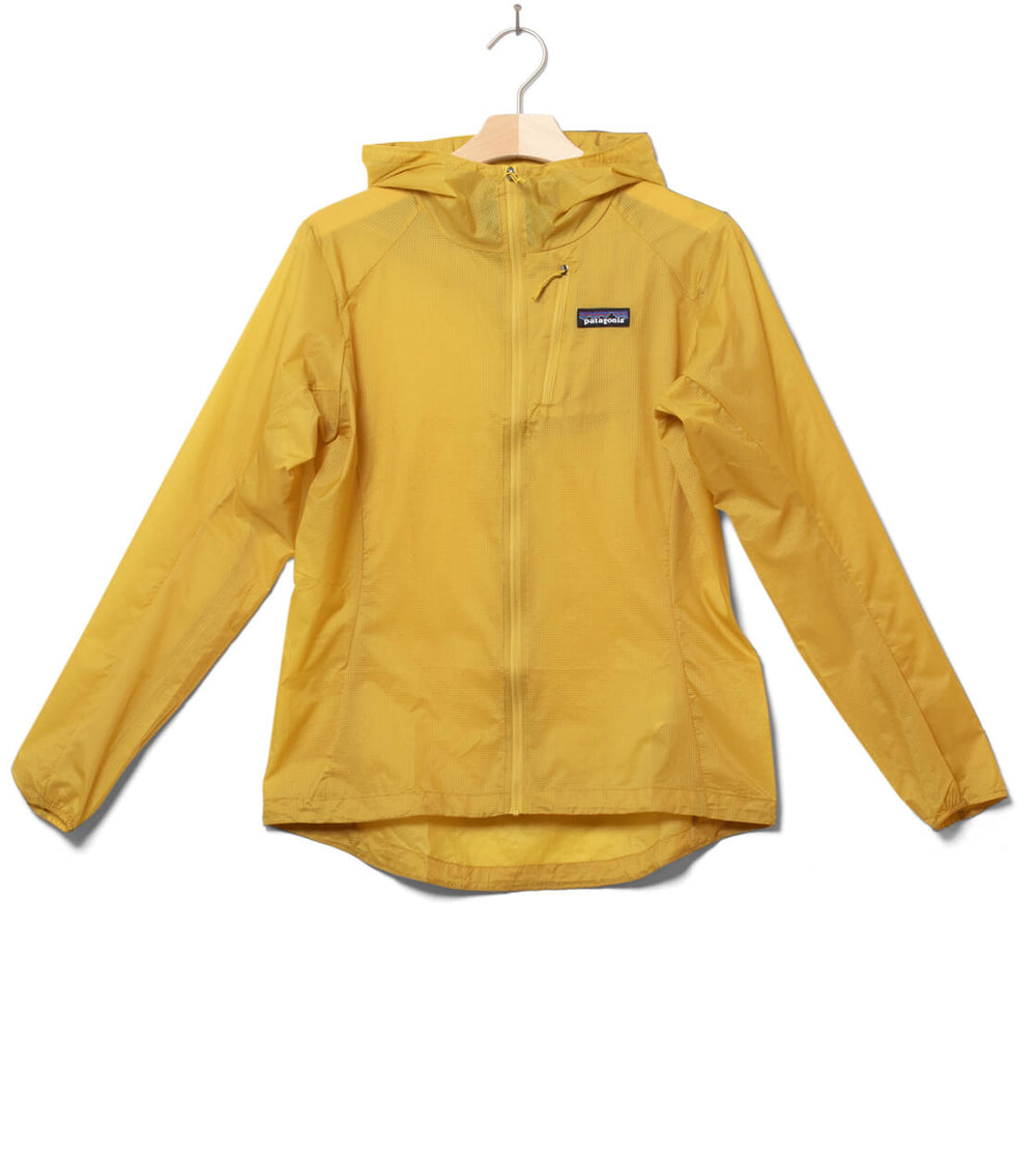 Patagonia W Jacket Houdini yellow bundle green