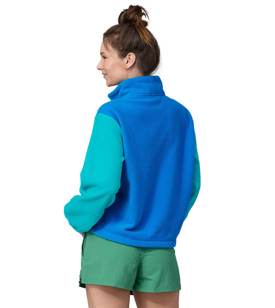 Patagonia W Jacket Microdini Half Zip blue vessel