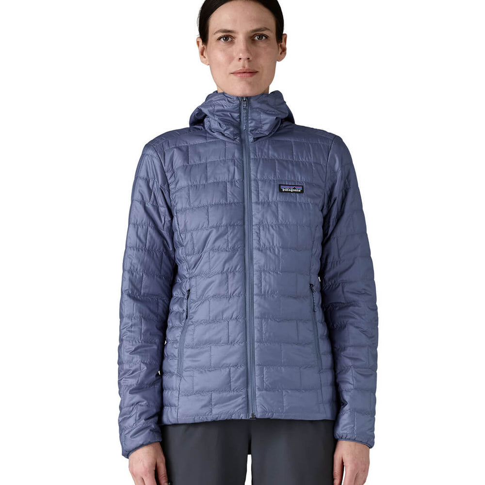 Patagonia W Jacket Nano Puff Hoody blue current