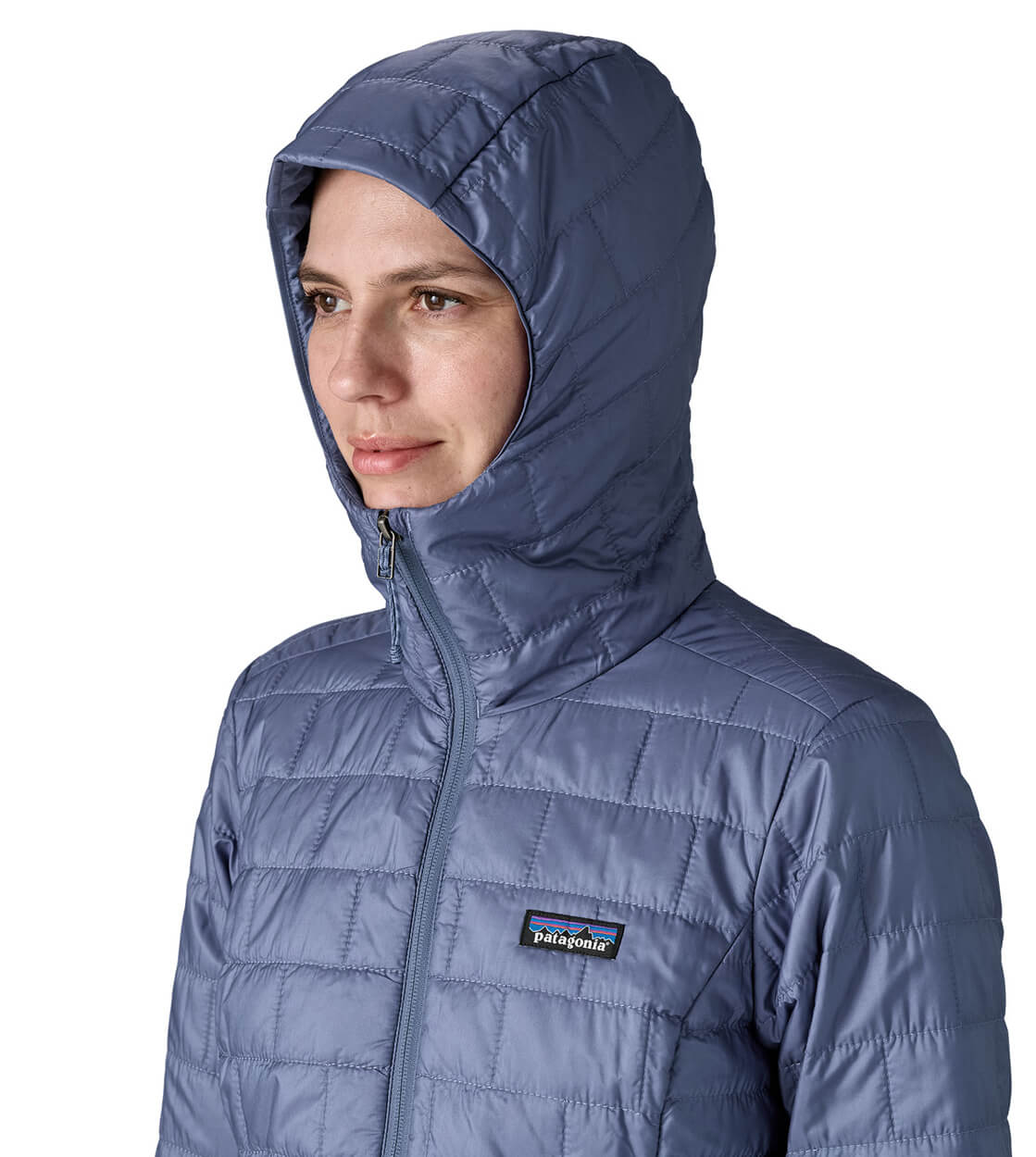 Patagonia W Jacket Nano Puff Hoody blue current