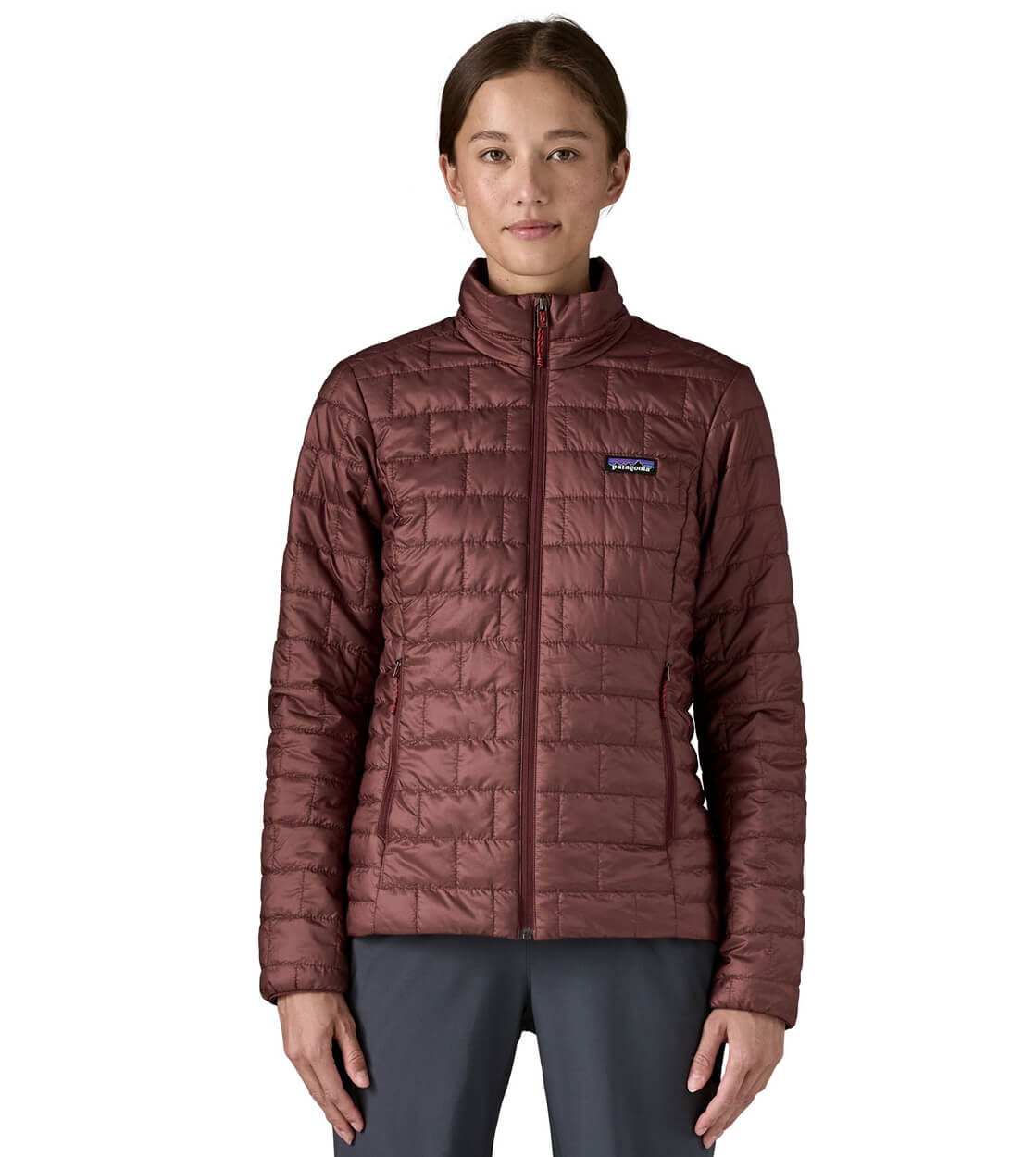 Patagonia W Jacket Nano Puff red dark ruby