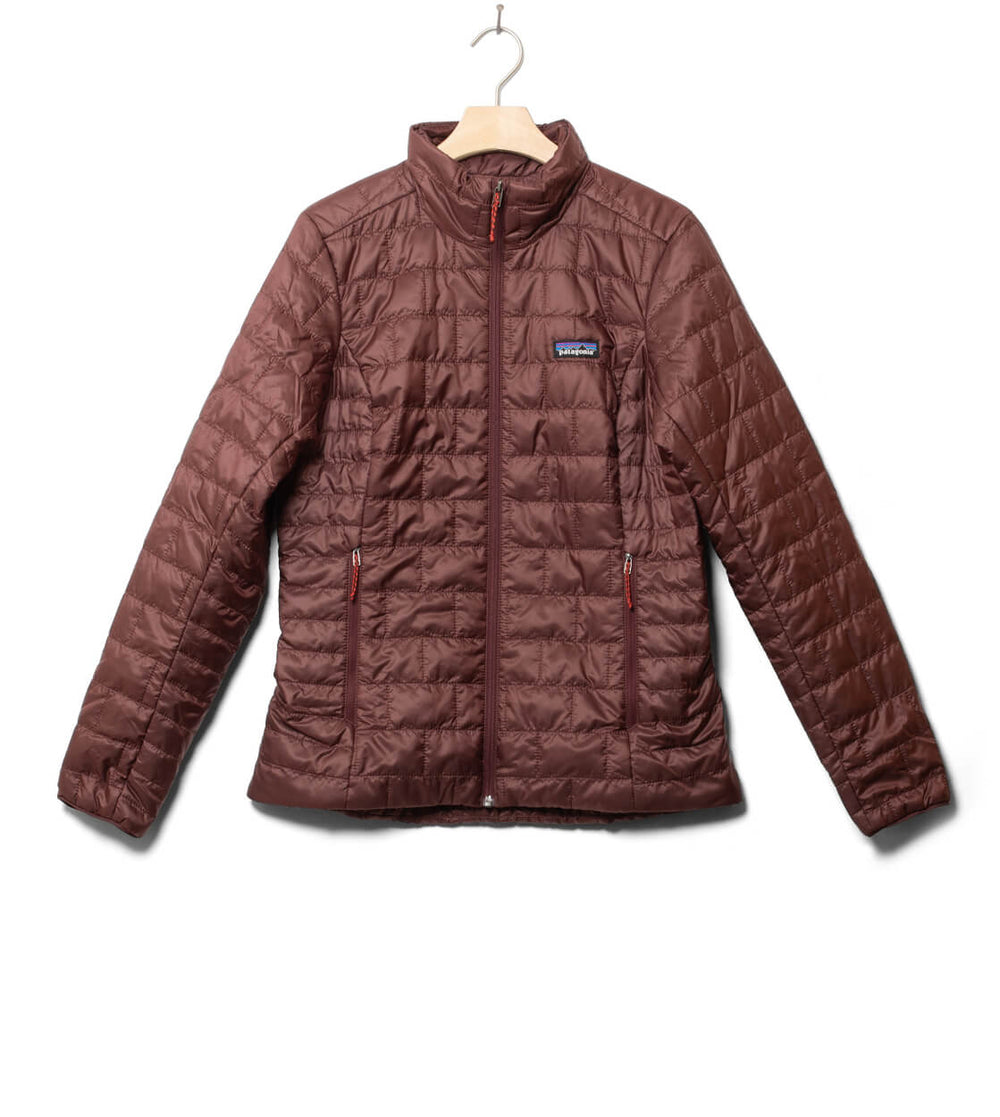 Patagonia W Jacket Nano Puff red dark ruby