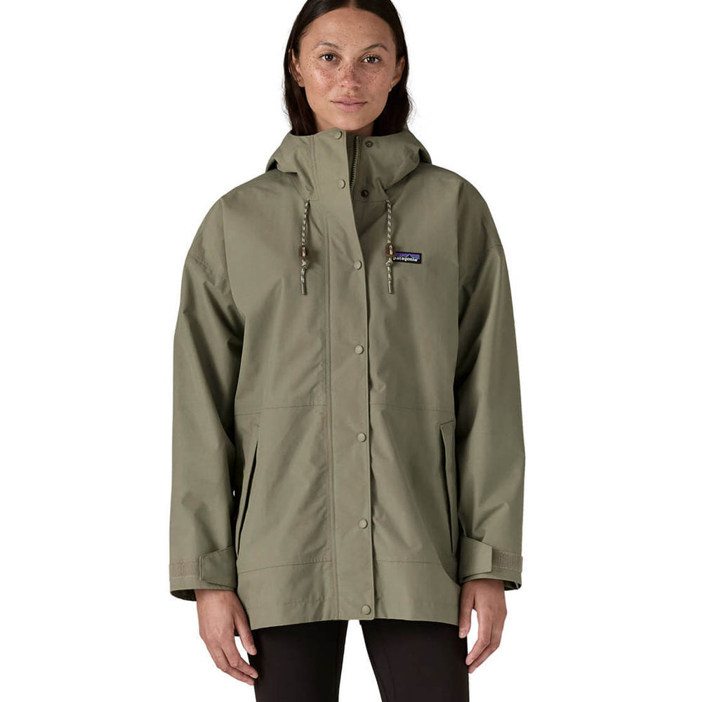 Patagonia W Jacket Outdoor Everyday Rain green river rock