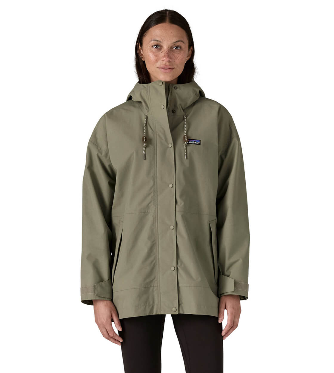 Patagonia W Jacket Outdoor Everyday Rain green river rock