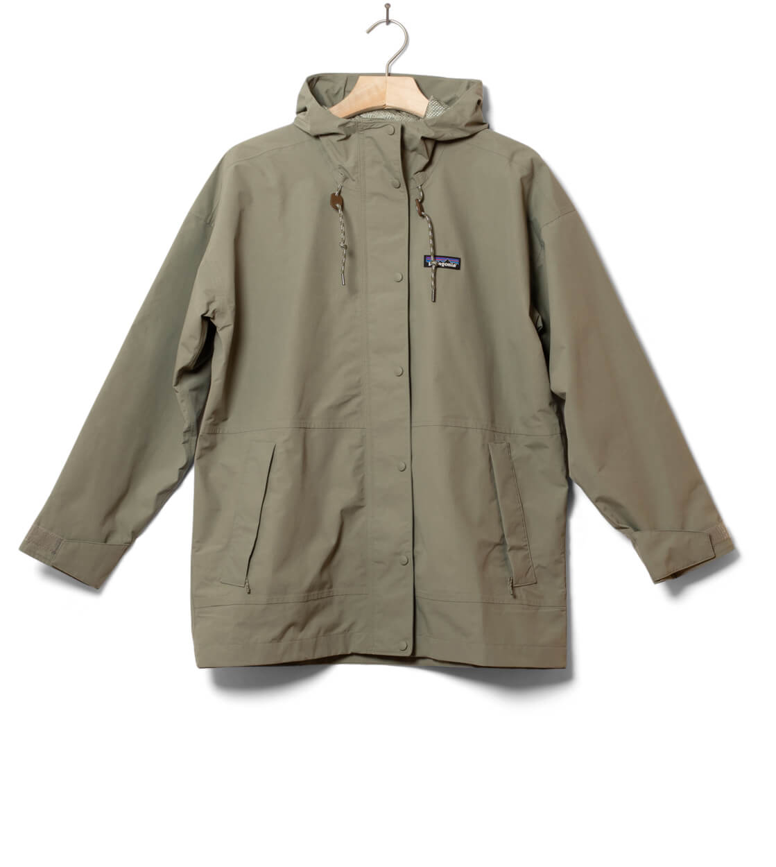 Patagonia W Jacket Outdoor Everyday Rain green river rock